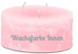 Preview: Dekocandle White Terracotta Pot, Wachsfarbe Pink