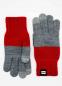 Preview: Evolg Handschuhe 2tone Red Gray, schoen, modern, cool