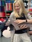 Preview: farbenfreunde Nicky Dackel Kissen anthracite Preview: farbenfreunde Nicky Dackel Kissen anthracite
