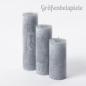 Preview: Dekocandle Mini Super Candle Grey, schick, schoen, modern