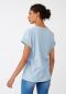 Preview: Lexington Vanessa Tee T-Shirt Light Blue Melange, Model, Ruckseite