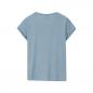 Preview: Lexington Vanessa Tee T-Shirt Light Blue Melange, modern, Rueckseite