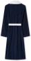 Mobile Preview: Lexington Bademantel Cotton Velour Contrast Robe Blau Weiss