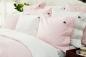 Mobile Preview: Lexington Bettbezug Icons Pin Point Pink White Duvet