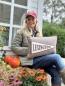 Preview: Lexington Kissenbezug Flag Logo Organic Cotton Tweet mit Yvonne