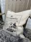 Preview: Lexington Kissenbezug Like Home Printed Cotton/Jute Beige/Gray