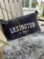 Mobile Preview: Lexington Kissenbezug Velvet Logo Message Organic Cotton