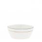 Preview: Bastion Collections Bowl Sauce White/Brown print as (3er)