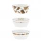 Preview: Bastion Collections Bowl Sauce White/Brown print as (3er)