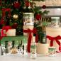 Preview: Weihnachtskerze Duft, Weihnachtsduftkerze, Duftkerze Holzdocht, Kerze mit Holzdocht, Kerze 180 g, Duftkerze Weihnachten, Nadelwald Duftkerze
