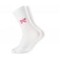 Preview: ooley Socken Icon’OL Girly in Weiß mit pinker Schleife am Schaft