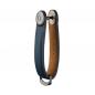 Preview: Orbitkey Schlüsselorganizer Leder blau braun Innenseite
