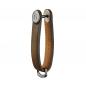 Preview: Orbitkey Crazy-Horse Key Organizer Oak Brown, geöffnet mit Innenleder