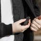 Preview: Orbitkey Key Organizer geöffnet Leder schwarz