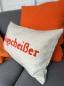 Preview: pad home Design Kissenhülle Notes orange Preview: pad home Design Kissenhülle Notes orange