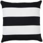 Mobile Preview: Paloma Living Linen Stripe Black 50 x 50, Leinen, Streifen, Schoen
