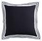 Preview: Paloma Living Linen Milano Black 50x50 cm, Schick, Schoen, Kuschelig