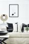 Preview: Paloma Living Cannes Black 50 x 50, Mood, Zimmer, Schick