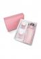 Preview: Paveau Glasflasche Trinkglas Pink Geschenkset