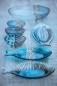 Preview: VIDRO - Schale - Glas - DIA 12 x H 4,5 cm - blau, Mood, Meer