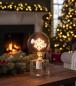 Preview: Design LED Glühbirne dekorativ, Filament Lampe mit Motiv, Skandinavische Beleuchtung Accessoire