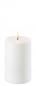 Mobile Preview: Uyuni LED Pillar Kerze Nordic White, entspannen, genießen, relaxen
