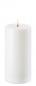 Preview: Uyuni LED Pillar Kerze Nordic White 10,1 x 20 cm, schick, trendig, modern, LED
