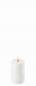 Mobile Preview: Uyuni LED Pillar Kerze Nordic White, Kerzenschein, romantisch