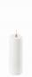 Preview: Uyuni LED Pillar Kerze Nordic White 5,8 x 15 cm, schick, schoen, modern