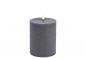 Preview: Uyuni Led Pillar Kerze Grey Rustic