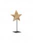 Mobile Preview: WMG Holz-Stern auf Fuß Natur, 50cm, schick, einzigartig, handgemacht