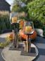 Preview: WMG Holz Windlicht Raisa mit Glas h30cm Preview: WMG Holz Windlicht Raisa mit Glas h30cm