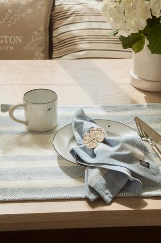 Preview: Lexington Läufer Striped Organic Cotton Herringbone