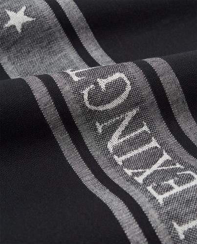 Lexington Küchentuch Icons Cotton Jacquard Star Black, White