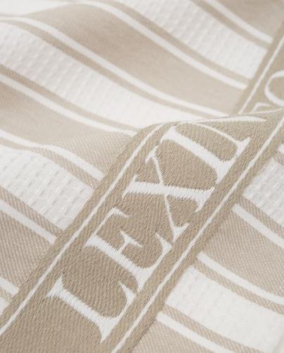 Lexington Küchentuch Icons Twill Waffle Striped, Close Up, Logo