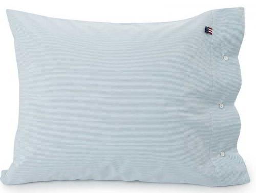 Preview: Lexington Bettwäsche Stripe Poplin weiss / grün