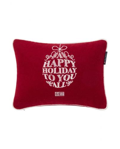 Lexington Kissenbezug Ornament Wool Mix Red White