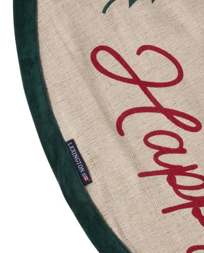 Preview: Lexington Jute Cotton Christmas Tree Mat