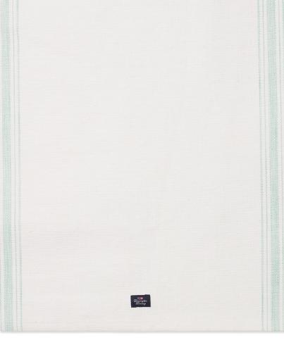 Preview: Lexington Läufer Striped Organic Cotton white, green
