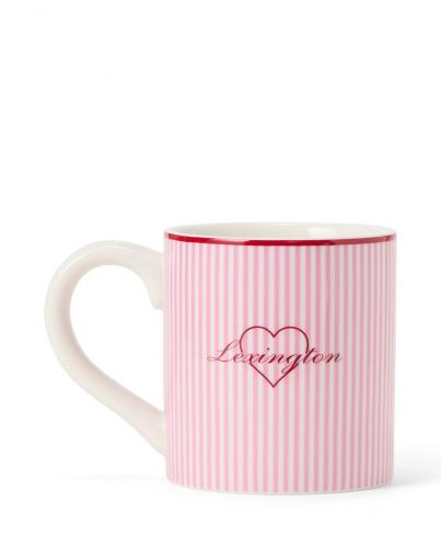 Preview: Lexington Stoneware Mug Pink,White