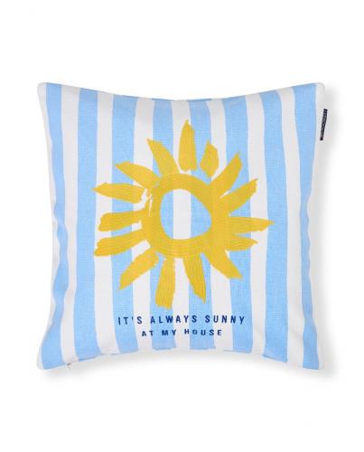 Lexington Printed Stripe Summer Organic Cotton Kissenbezug