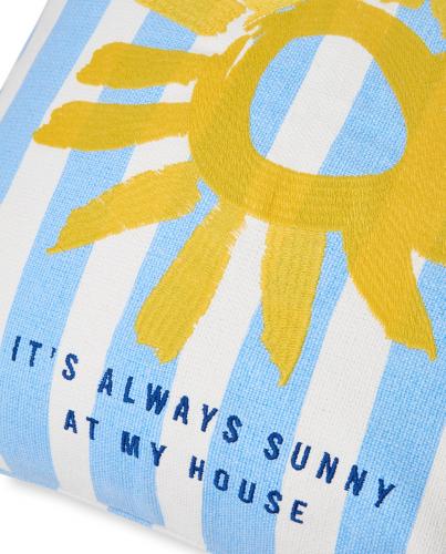 Preview: Lexington Printed Stripe Summer Organic Cotton Kissenbezug