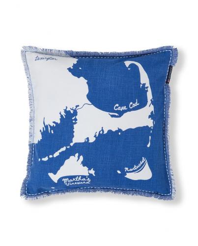 Lexington Map Printed Organic Cotton Kissenbezug