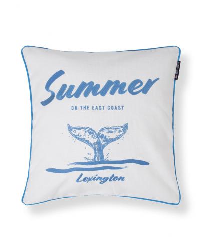 Lexington Summer Whale Organic Kissenbezug