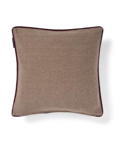 Preview: Lexington Kissenbezug Letter Patch Tweed Organic 