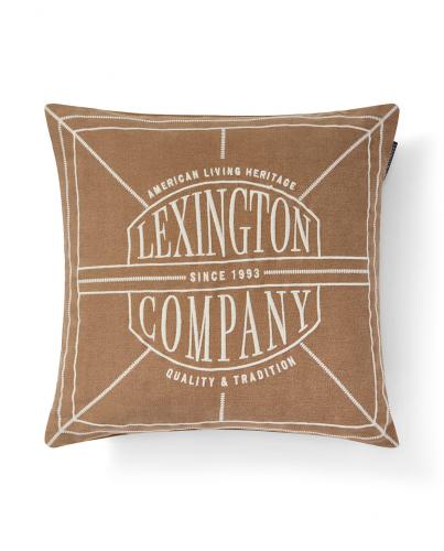 Lexington Kissenbezug Logo Wasched Organic Cotton 