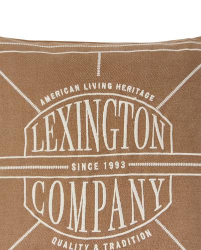 Preview: Lexington Kissenbezug Logo Wasched Organic Cotton 
