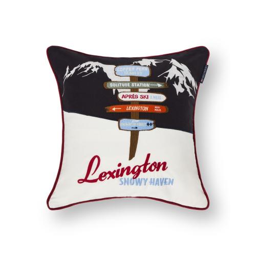 Lexington Kissenhülle, Lexington The Sign, Lexington Twill, Lexington Patch Kissen, Kissenhülle mit Patch, Patch Kissen, Twill Kissenbezug, Kissenhülle Bio-Baumwolle, Organic Cotton Kissen, Dekokissen, Sofakissen, Zierkissen,