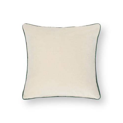 Preview: Velvet Kissenhülle, Kissenbezug Bio-Baumwolle, Organic Cotton Kissen, Dekokissen Weihnachten, Sofakissen Samt, Weihnachtsdeko Wohnzimmer, Landhaus Weihnachtsdeko, Wichtelgeschenk, Geschenkidee Weihnachten