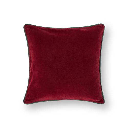 Preview: Lexington Wreath Organic Cotton Velvet Kissenbezug